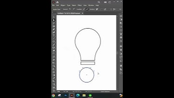 Flat Bulb icon #adobeillustrator #tutorial #shorts #viralshorts #howtodraw