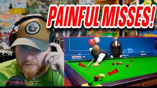 American Reacts to Unlucky & Bizarre Snooker Moments
