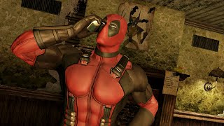 Deadpool Making a Normal conversation on Call