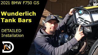 BMW F750GS F850GS Upper Crash Bars Installation (Wunderlich Tank Bars) DETAILED STEP BY STEP DIY screenshot 5