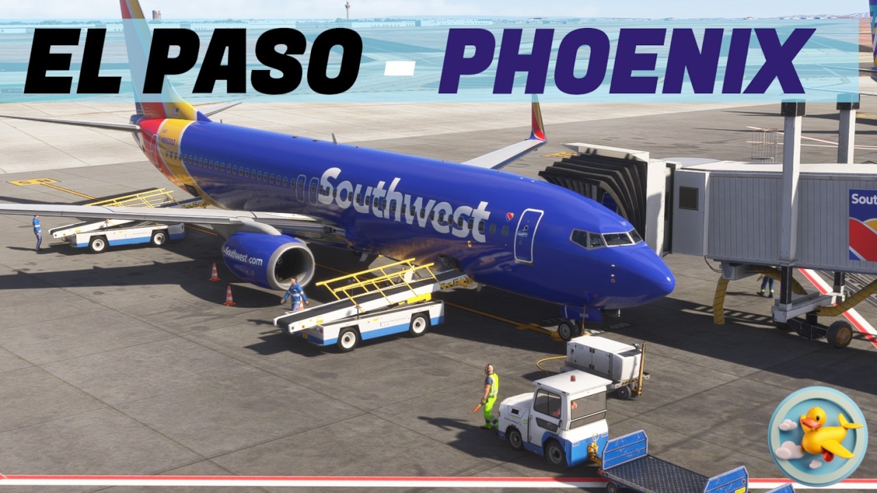 EL PASO to PHOENIX - PMDG 738 - SayIntentions.ai - MSFS2024