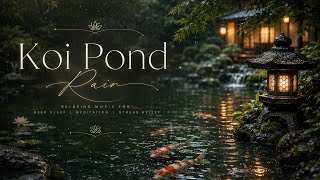 Koi Pond Rain ๐ง๏ธ Japanese Zen Music for Deep Sleep, Meditation & Relaxation | 2 Hours