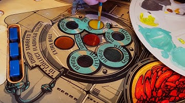 Bally Embryon pinball playfield restore and LED