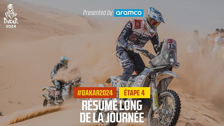 Le résumé de l'Étape 4 présenté par Aramco - #Dakar2024