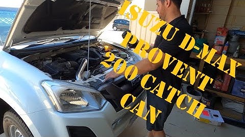 ISUZU DMAX PROVENT 200 CATCH CAN INSTALL