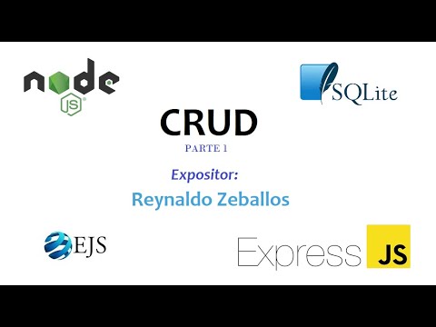 NodeJS +ExpressJS + EJS + SQLite3 - YouTube