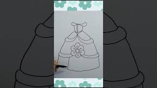 How to Draw princess dress Learn to Draw viral art drawing cuteshorts fyp
