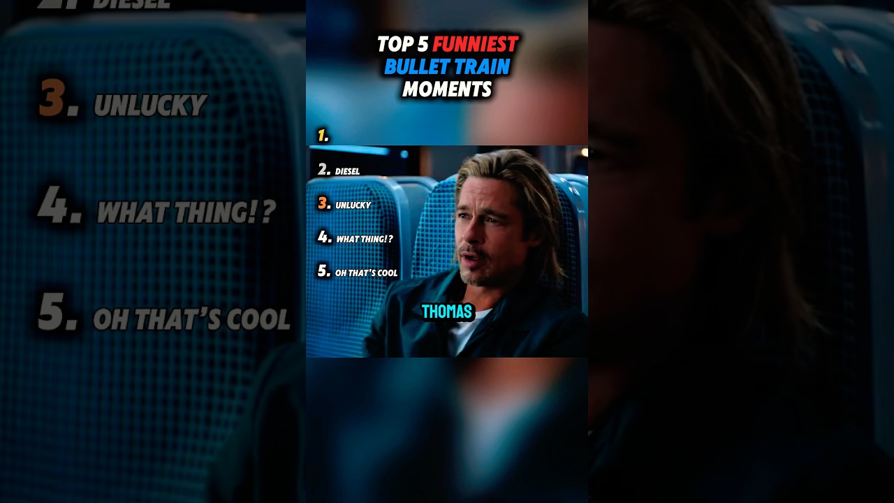 Top 5 funniest bullet train moments😂||