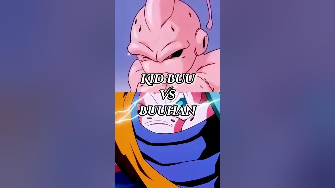 Kid Buu vs Buuhan Dragon Ball Z animeedit shorts dragonball dbz YouTube