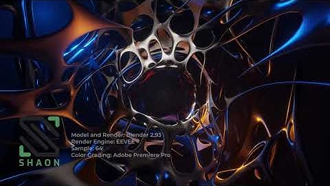 Abstract Looping Animation with Blender | Blender Animation | EEVEE Render Engine | Blender 2.93