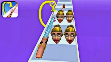 Nail Stack WORLD RECORD Levels Mobile Gameplay  Android IOs UPDATE Satisfying Alltrailer NSWR12