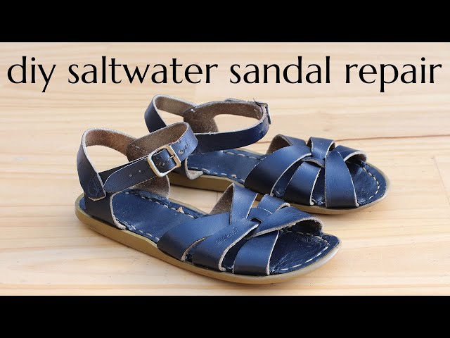 DIY Saltwater Sandal Repair! - YouTube