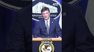 Acting Deputy AG McCotter: ‘Voting Fraud Is Real’...DOJ is committed to Protecting Vote of Citizen!