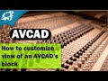 How to customize view of an AVCAD's block