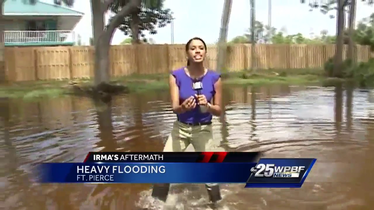 Flooding makes rescue efforts difficult in Fort Pierce - YouTube