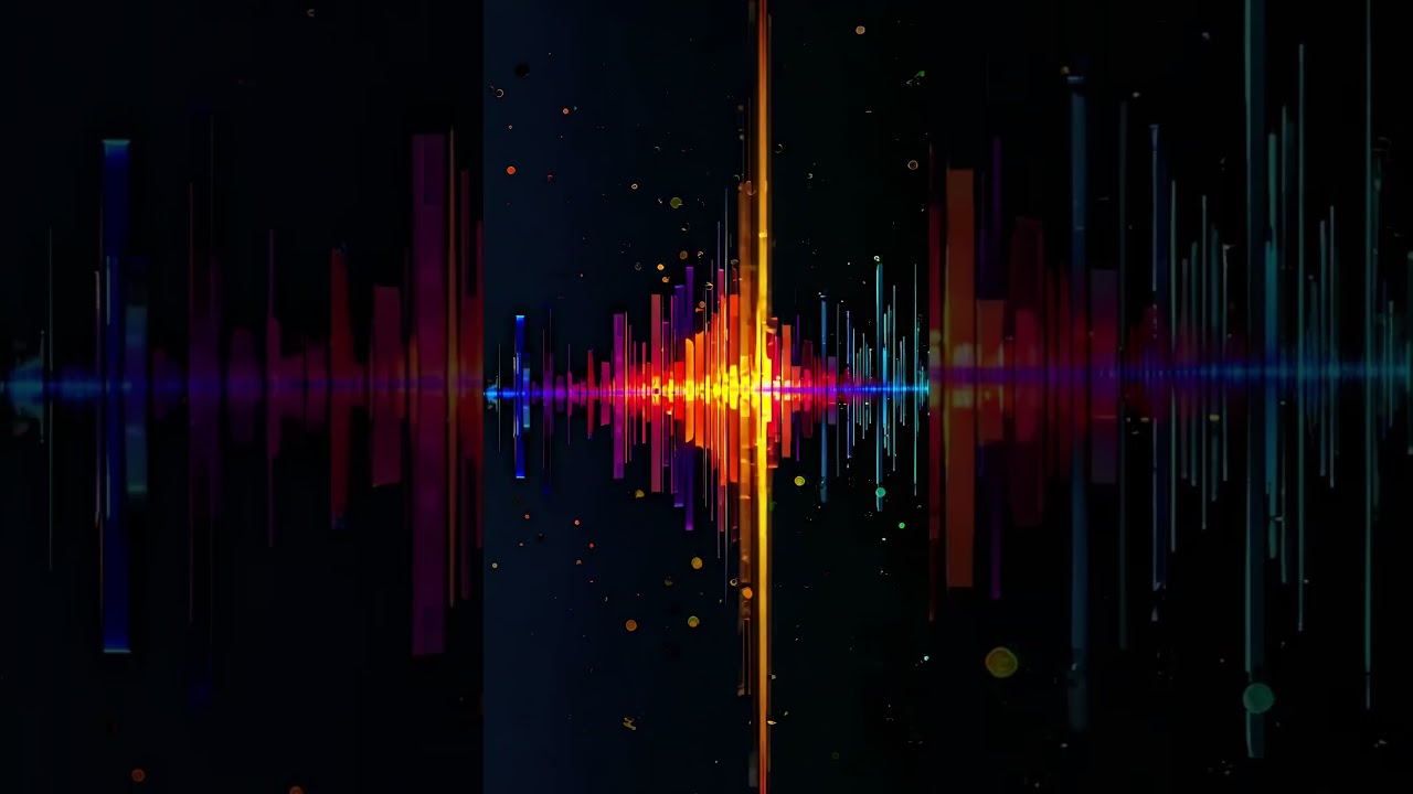 Abstract vertical light bars, live wallpaper 