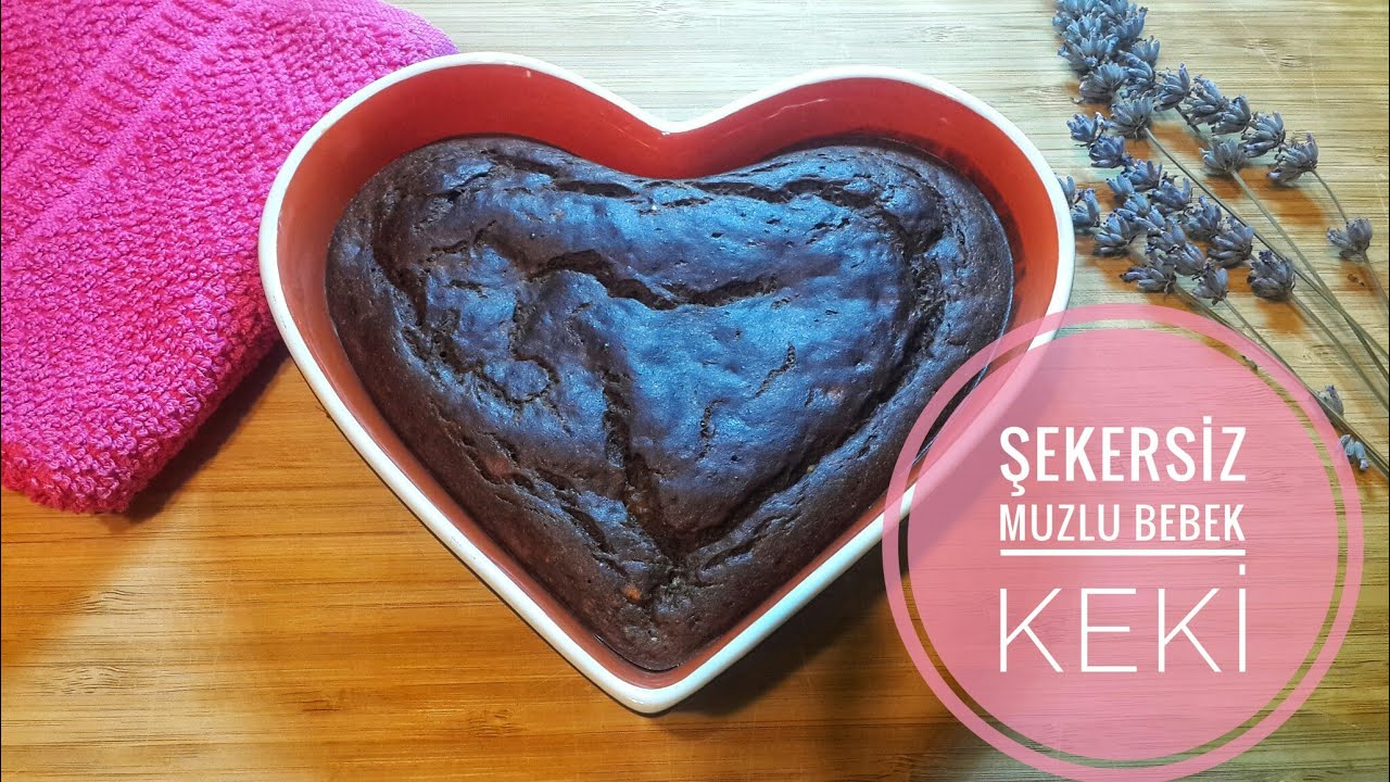 5 dakikada Bebek Keki Şekersiz Muzlu Bebek Keki (+12ay) Konusan