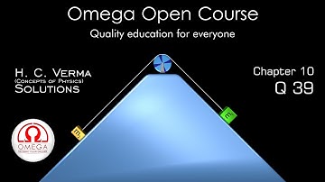 H. C. Verma Solutions - Chapter 10, Question 39