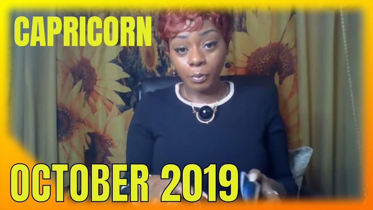 Capricorn is Serious About Becoming October 2019 SC