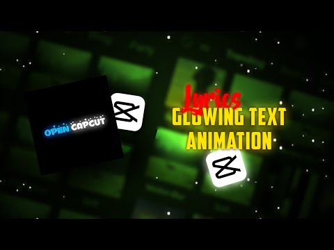 GLOWING Lyrics | TEXT Animation In Capcut Tutorial | How To Make Glowing Lyrics Video | Glowing Text