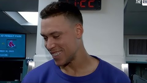 Aaron Judge Talks About Red Sox Fans Cheering Him At Fenway