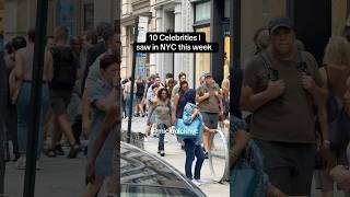 Celebrity 10 celebrities I saw in NYC this week! Which one is your favourite? 🧐 Net Worth