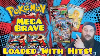 Opening Japanese Pokémon Mega Brave! Japanese Booster Box Loaded With Hits
