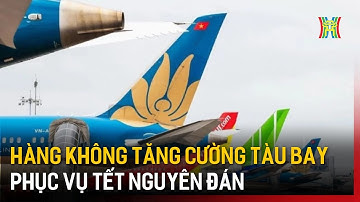 Hàng không tăng cường tàu bay phục vụ Tết Nguyên đán | Tin tức