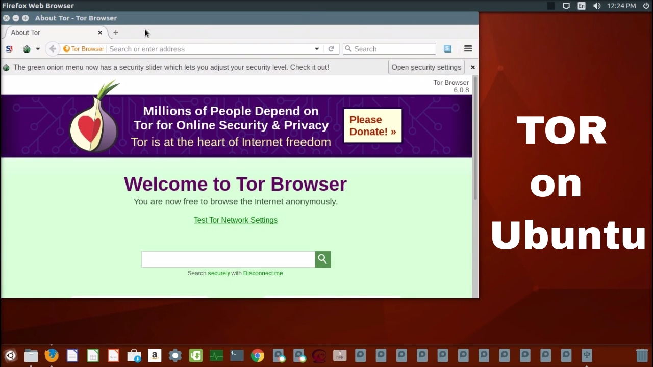 как установить тор браузер на ubuntu вход на гидру