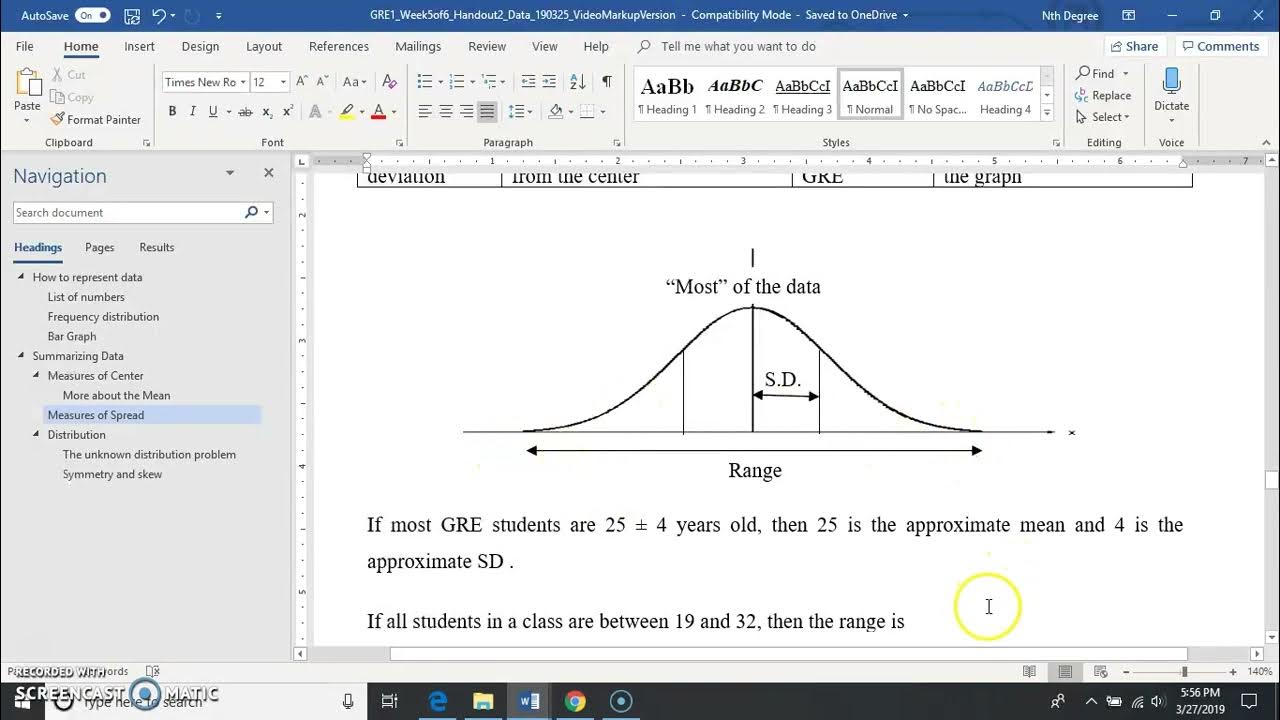 Section 3-2: Measures of Variation - YouTube