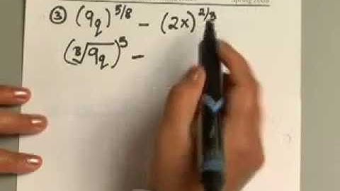 10.2.4 Roots, Radicals and Root Functions: Radical Form