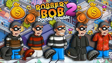 Robbery Bob 2 - All Costumes Funny Gameplay Part 161