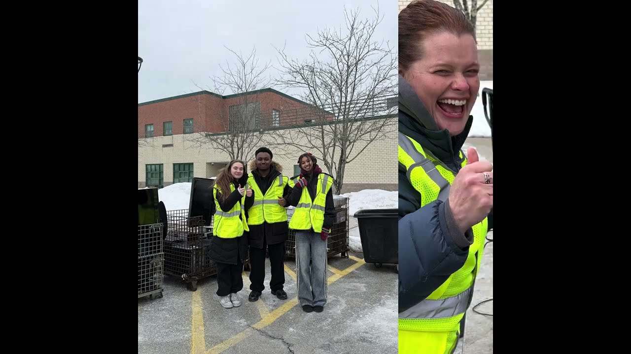 Video preview image of Our Pre-Engineering SkillsUSA team, SkillsUSA: CVC Electronic Recovery, collected 4,080 lbs of e-waste! ; click to visit the ParentSquare post with the video