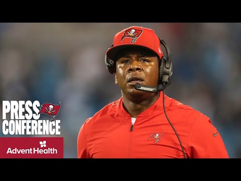 Byron Leftwich on Status of Chris Godwin & Panthers Defense | Press Conference
