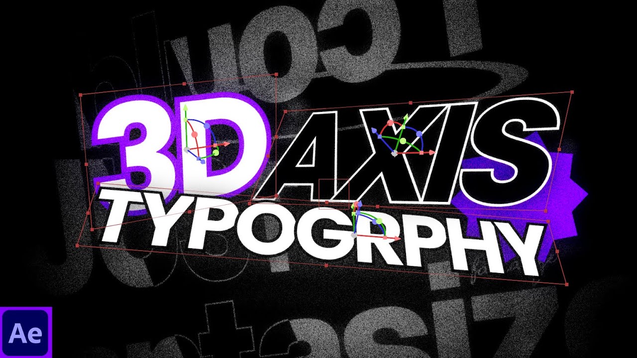3D Axis Camera Typography Tutorial on After Effects! [2] - YouTube