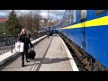 Потяг Дніпро-Трускавець прибуває у Трускавець 28 лютого 2021 р.