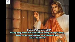 Story Wa Rohani Hari Rabu, 10 November 2021 // Status Wa 10 November 2021 // Story Wa Rohani Kristen