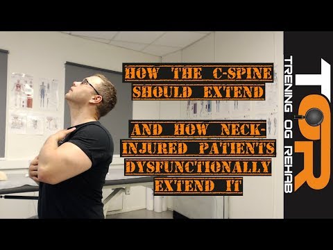 Como estender adequadamente o pescoço, e como identificar o movimento cervical com defeito