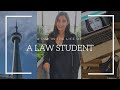 DAY IN THE LIFE OF A LAW STUDENT | TORONTO