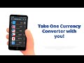 One Currency Converter plus money exchange rates