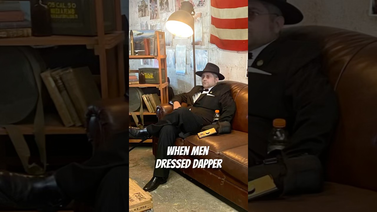 When men dress dapper 1940s style. 