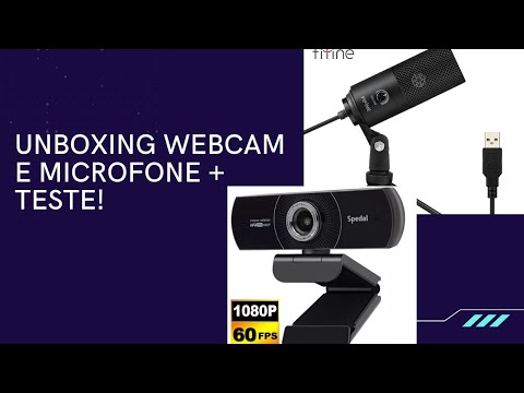 Webcam SPEDAL MF934H e Microfone FIFINE K669 - kit iniciante/custo ...
