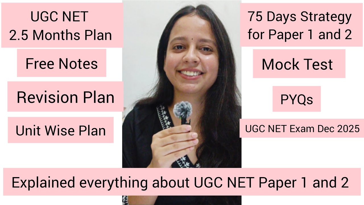 75 Days Strategy for UGC NET 2025 Paper 1 and 2 | Can You Crack JRF in ...