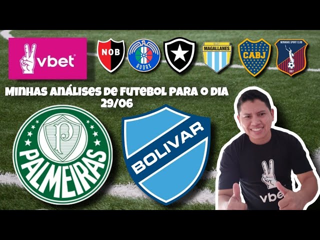 ⚽️ Palpites de Futebol para hoje 29/06/2023 - Libertadores Palmeiras x  Bolívar + BILHETE PRONTO 