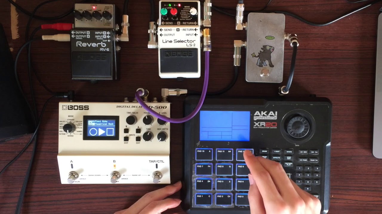 Guarda #178 AKAI XR20 BOSS DD-500 LS-2 RV-6 Finger Druming Jam su YouTube Guarda #178 AKAI XR20 BOSS DD-500 LS-2 RV-6 Finger Druming Jam su YouTube