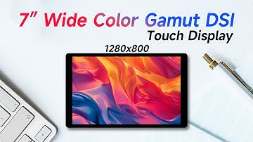 7inch touchscreen, DSI Lcd, capacitive touch display, for Raspberry Pi, IPS, 1280×800 resolution