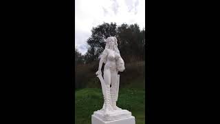 Download Lagu The Athenian, standing figurative study sculpture in 360 turn MP3