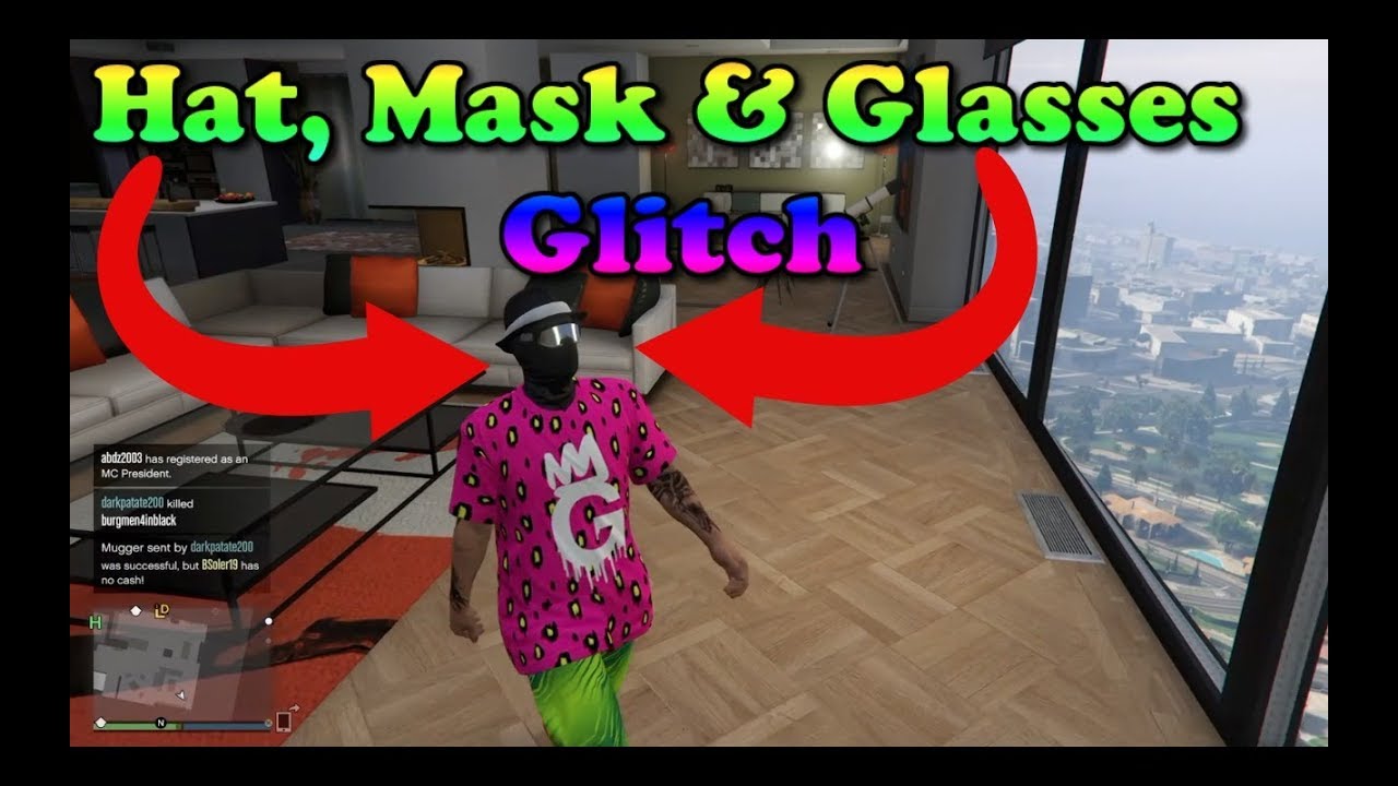 How To Do The Hat Mask & Glasses Glitch GTA V YouTube
