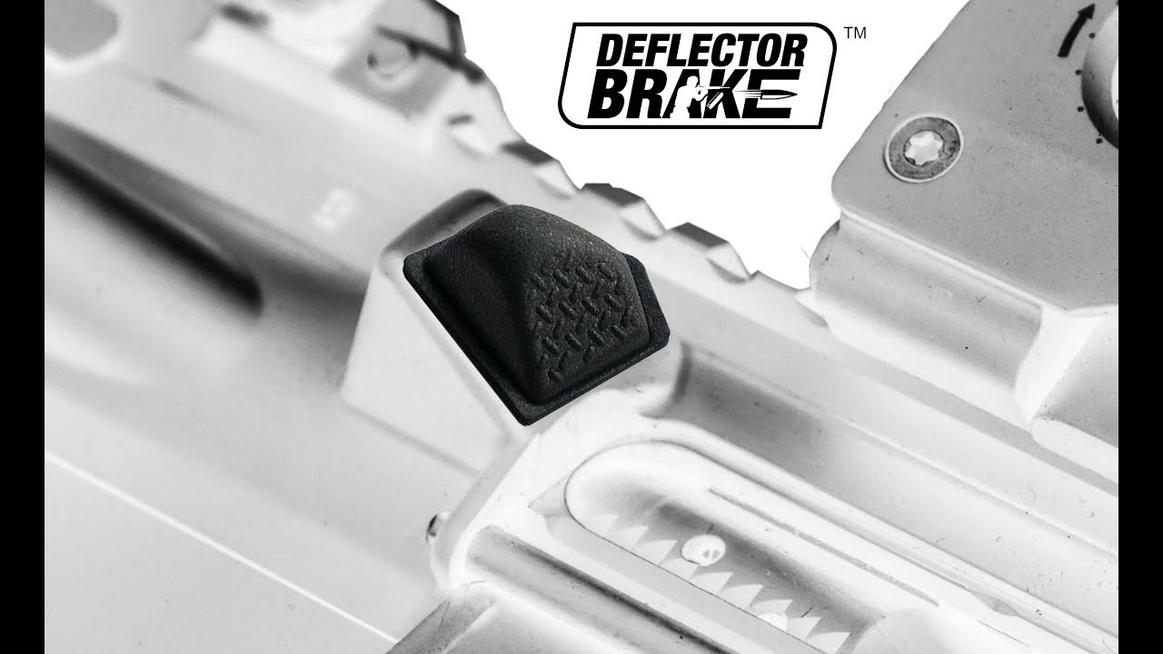 The Deflector Brake will do its job piling up your brass next to you. 