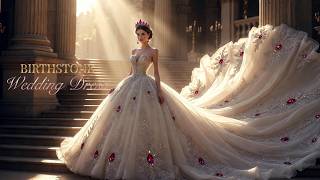 Magical Birthstone Wedding Dresses 💎 Ruby, Sapphire & Emerald Brides